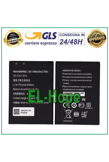 BATERÍA HB434666RBC PARA HUAWEI E5573 E5573s E5577 VODAFONE R216 1500 mAh