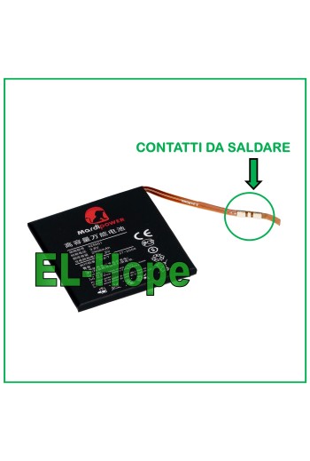 BATERÍA DE REPUESTO UNIVERSAL PARA TELÉFONOS INTELIGENTES Y TABLETAS SAMSUNG 3.8V 2800mAh 