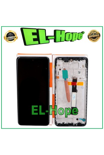 PANTALLA LCD TÁCTIL + MARCO ORIGINAL SERVICIO XIAOMI POCO X3 M2007J20CG NEGRO