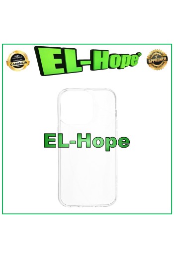 FUNDA PROTECTORA TRANSPARENTE PARA IPHONE 14 PRO SLIM BUMPER TPU GEL