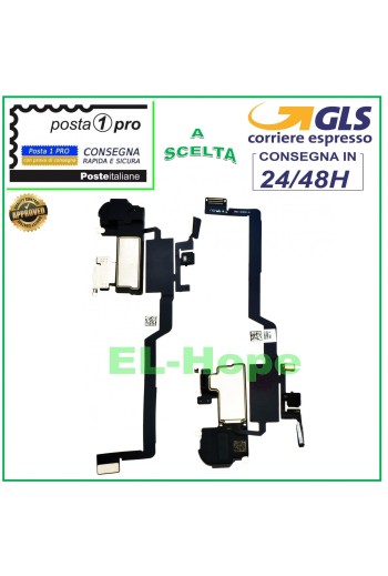 SENSOR DE PROXIMIDAD FLAT FLEX ALTAVOZ APPLE IPHONE X MICRÓFONO FLEXIBLE ALTAVOZ
