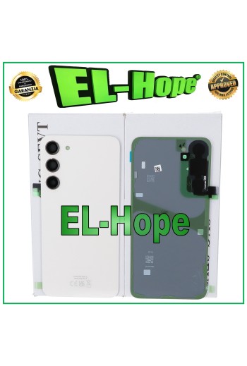 TAPA DE BATERÍA ORIGINAL SAMSUNG GALAXY S23 PLUS SM-S916 CUERPO DE VIDRIO CREMA