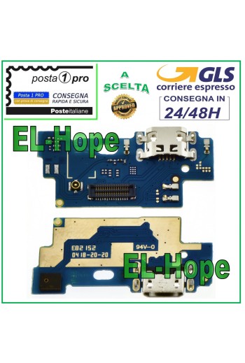 CONECTOR DE CARGA ASUS ZENFONE MAX M1 ZB556KL X00PD BASE PARA MICRÓFONO CARGA USB