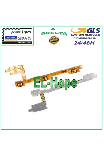 BOTONES DE VOLUMEN LATERAL FLEXIBLES PLANOS ENCENDIDO/APAGADO PARA HUAWEI Y9 2019 JKM-TL00