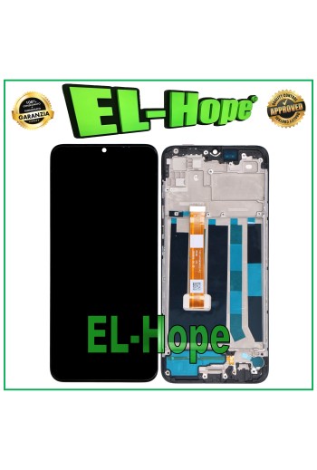 PANTALLA LCD + MARCO PARA OPPO A35 2021 PEHM00 PANTALLA TÁCTIL DE CRISTAL MONITOR NEGRO
