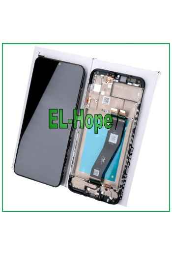MARCO DE PANTALLA LCD ORIGINAL SAMSUNG GALAXY M02S SM-M025 PANTALLA TÁCTIL CRISTAL NEGRO
