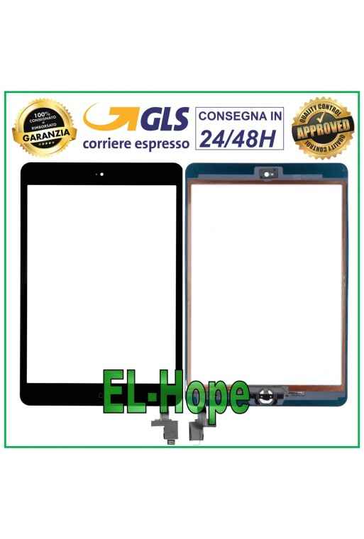 PANTALLA TÁCTIL PARA APPLE IPAD MINI 2 WIFI 3G A1489 A1490 A1491 CRISTAL NEGRO + BOTÓN HOME