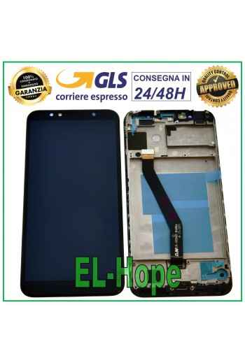 MARCO DE PANTALLA LCD PARA HUAWEI HONOR 7A AUM-L29 AUM-L41 PANTALLA TÁCTIL NEGRA