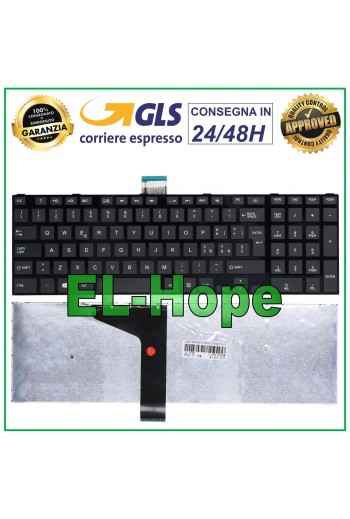 TECLADO ITALIANO PARA PORTÁTIL TOSHIBA SATELLITE SERIE C50 C50A C50D C55 C5 NEGRO