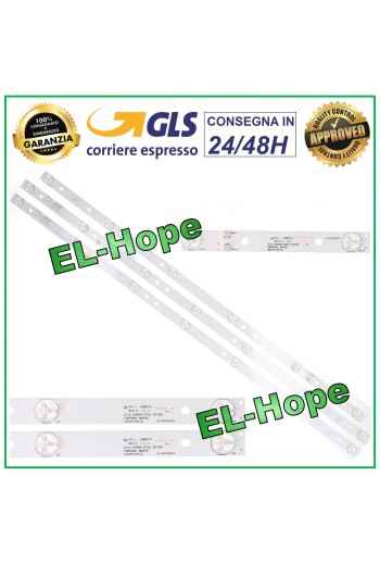 KIT 3 BARRAS DE TIRAS LED TV 39 AKAI AKTV402TS - AKTV4036TS - AKTV403TS - CTV400TS