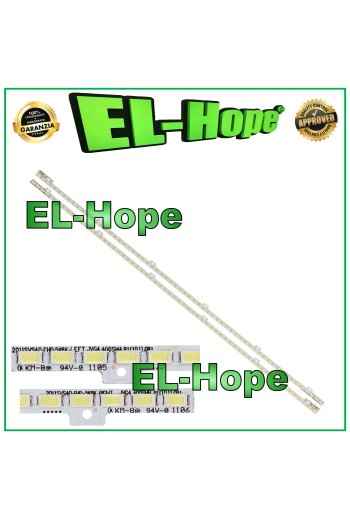 KIT DE 2 BARRAS DE TIRAS LED DE 62 PARA TV SAMSUNG DE 40 2011SVS40-FHD-5K6K-L/R T400HW04