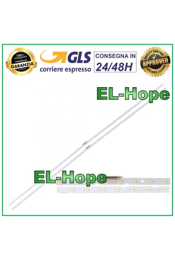 KIT 2 BARRAS DE TIRAS 40 LED TV SAMSUNG AOT-55-NU7100F BN96-45913A UN55NU7300 597 mm