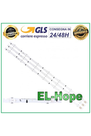KIT 3 BARRAS DE TIRAS LED PARA TV 32 SAMSUNG ES-154 LM41-00041L LM41-00099M SS3214