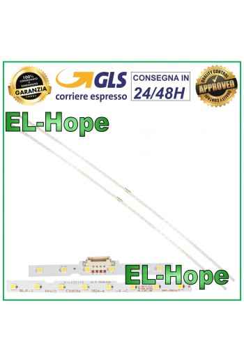 KIT 2 BARRAS TV LED 54 65 SAMSUNG UE65NU7400U UN65RU7200 UE65NU7172 UE65NU6179
