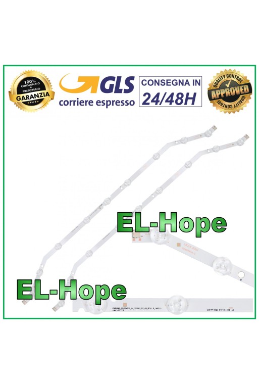 KIT DE 2 BARRAS 9 LEDS PARA TV 32 SAMSUNG D3GE-320SM0-R2 BN96-27468A UE32EH4003W