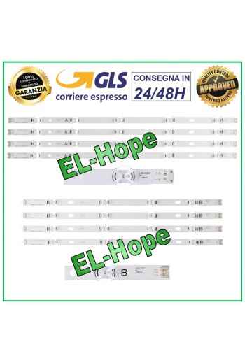 KIT DE 8 BARRAS DE TIRAS LED PARA TV LG 47 47LF5 / 47LS33A5B / 47LX3 / 47LF65