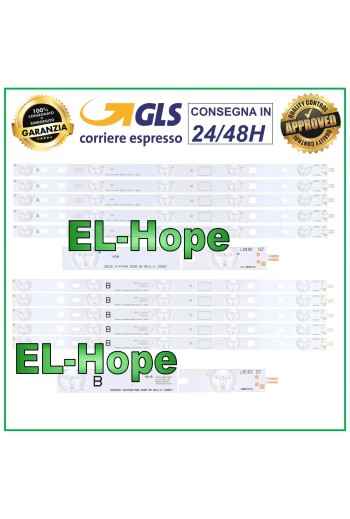 KIT 10 BARRAS DE TIRAS LED TV 40 SONY AGS45043 / AGS45682 / M885905 / 2013SONY40A-B
