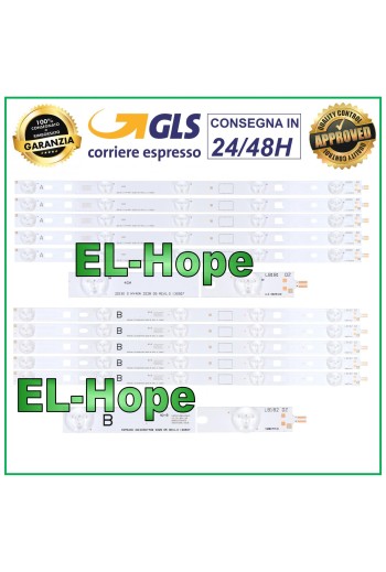KIT 10 BARRAS DE TIRAS LED TV 40 SONY 2013SONY40 KDL40R453B KDL40R45XB KDL40R480B