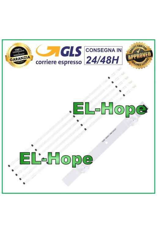 KIT 5 BARRAS DE TIRAS LED PARA TV SAMSUNG D2GE-320SC1-R0 UE32F4000 UE32F5000A UE32F5030A