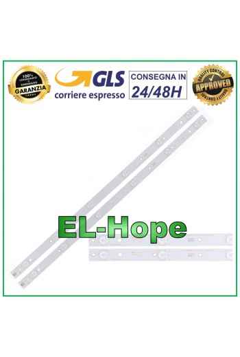 KIT 2 BARRAS 6 LED PARA TV PHILIPS 320TT09 YX-32042010-3C553-0-9 ES-089 AGS45355