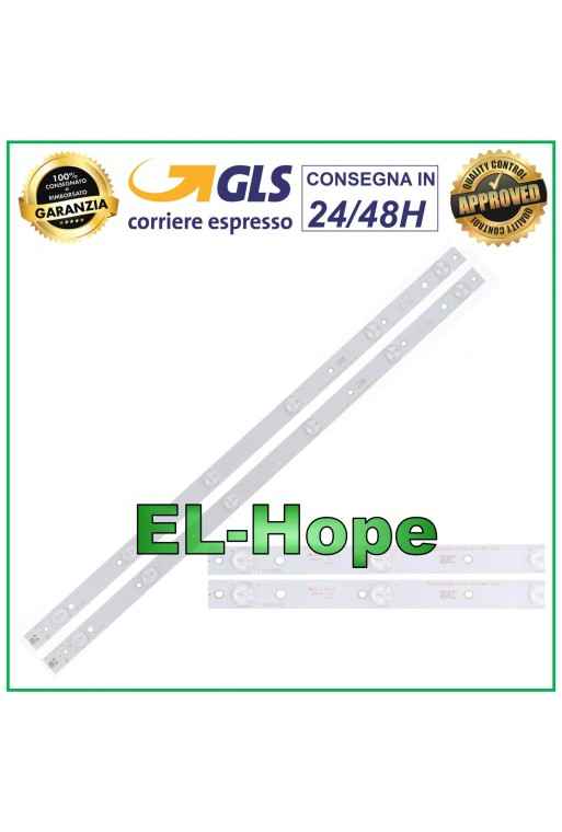 KIT 2 BARRAS 6 LED PARA TV PHILIPS 320TT09 YX-32042010-3C553-0-9 ES-089 AGS45355