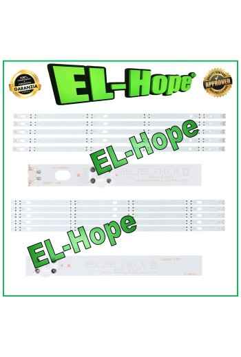 KIT 10 BARRAS PARA TV 55 LG 55LJ61 55LJ55 55LV34 55LV64 55UJ63 55LJ62 55UJ65