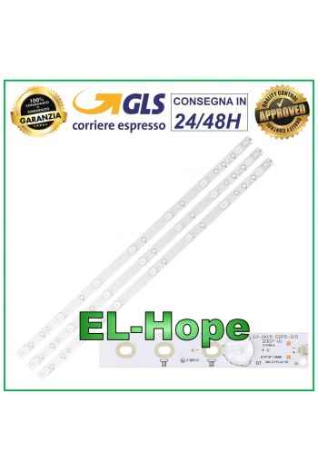 KIT DE 3 TIRAS DE LED PARA TV PHILIPS GJ-2K15 D2P5-315 D307-V1 32PFT 32PHH4 