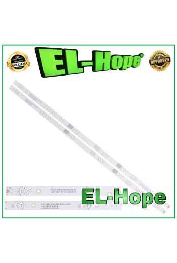 KIT 2 BARRAS 6 LED TV 32 HISENSE 32_HD315DH-E72_2X6 JL.D32061330-003BS-M (CS)M