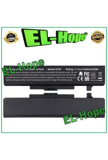 BATERÍA PARA PORTÁTIL LENOVO FRU 45N1049 5200 mAh 11,1 V NEGRA IGUAL A LA ORIGINAL