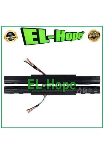 BATERÍA PARA PORTÁTIL ACER KT.00403.025 2600 mAh 14.8V NEGRA IGUAL A LA ORIGINAL