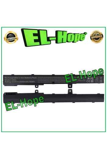 BATERÍA PARA PORTÁTIL ASUS X451 A41N1308 2600mAh 14.8V NEGRA IGUAL A LA ORIGINAL