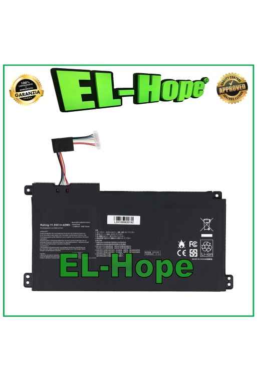 BATERÍA PARA PORTÁTIL ASUS SERIE E510 3550 mAh 11,55 V NEGRO IGUAL AL ORIGINAL