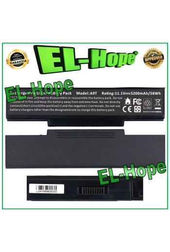 Batería original para portatil ASUS A9T 916C4950F (5200 mAh, 11,1 V, 58 Wh)