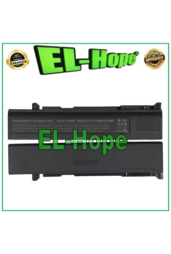 BATERÍA PARA PORTÁTIL TOSHIBA PA3817U1BRS 5200 mAh 11,1 V NEGRA IGUAL A LA ORIGINAL