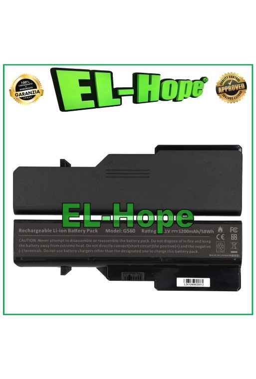 BATERÍA PARA PORTÁTIL LENOVO L09N6Y02 L09S6Y02 5200 mAh NEGRA IGUAL A LA ORIGINAL