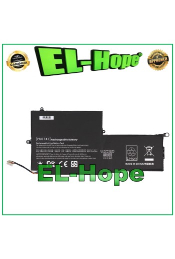 BATERÍA PARA PORTÁTIL HP PK03XL 788237-2C1 4810 mAh 11,4 V 56 Wh IGUAL A LA ORIGINAL