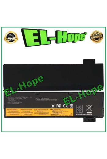 BATERÍA PARA PORTÁTIL LENOVO 01AV424 2110 mAh 11,4 V 24 Wh NEGRA IGUAL A LA ORIGINAL