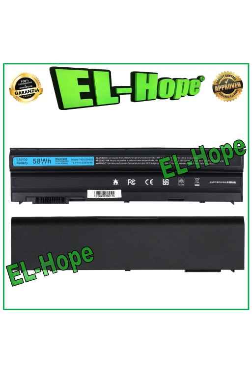 BATERIA PARA PC NOTEBOOK DELL 7420 E6420 E5430 E5530 5200mAh NEGRO IGUAL ORIGINAL