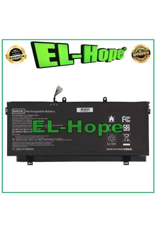BATERÍA PARA PORTÁTIL HP HSTNNLB7L 5035 mAh 11,55 V NEGRA IGUAL A LA ORIGINAL