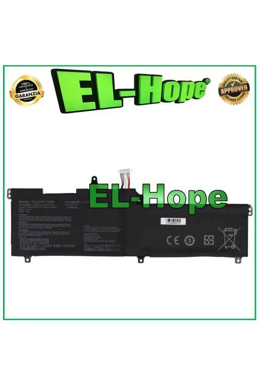 BATERÍA PARA PORTÁTIL ASUS GL702 - S7VT6700 5000mAh 15.2V NEGRO IGUAL AL ORIGINAL