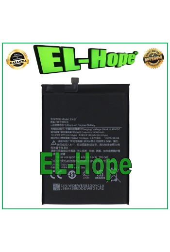 BATERIA BN57 PARA XIAOMI POCO X3 M2007J20CG M2007J20CT 5160mAh IGUAL A LA ORIGINAL