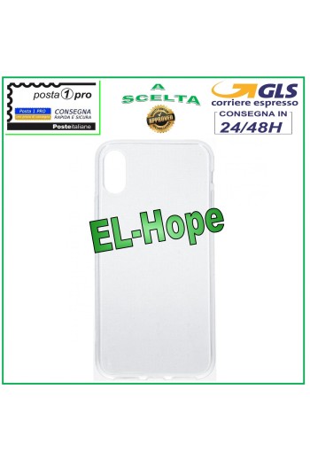 FUNDA PROTECTORA TRANSPARENTE PARA APPLE IPHONE XS BUMPER TPU GEL