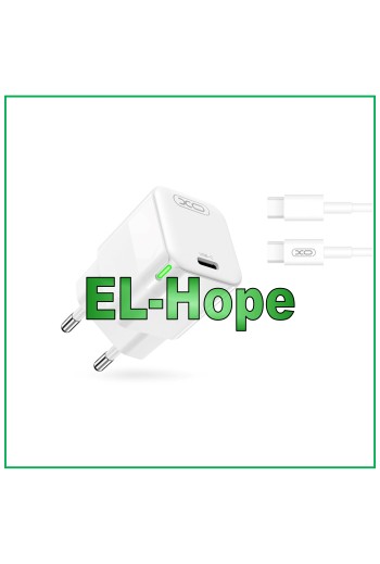 CARGADOR DE BATERÍA DE CARGA RÁPIDA PARA LG 30W DE VIAJE + CABLE TIPO C BLANCO 1 mt