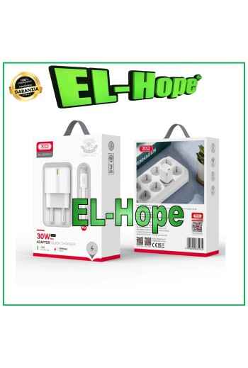 CARGADOR DE BATERÍA UNIVERSAL DE CARGA RÁPIDA PARA ONEPLUS 30W TIPO C CABLE BLANCO 1 mt