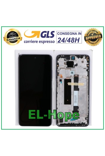PANTALLA TÁCTIL ORIGINAL LCD XIAOMI REDMI NOTE 9 PRO 5G 2020 MARCO AZUL