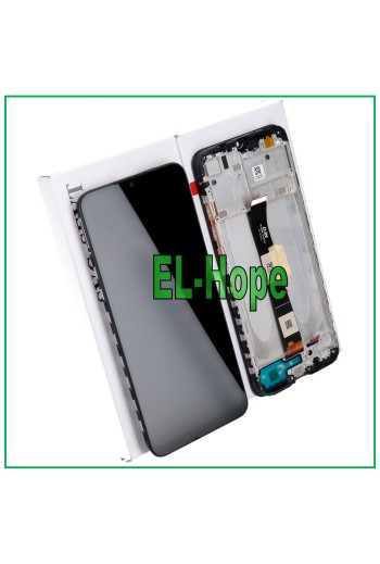 MARCO DE PANTALLA LCD ORIGINAL XIAOMI REDMI 9AT M2006 M2006C3LVG CRISTAL TÁCTIL NEGRO
