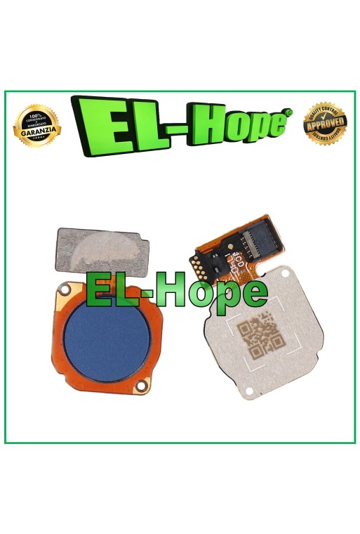 LLAVE PLANA CON SENSOR DE HUELLAS PARA HUAWEI NOVA 3i AZUL