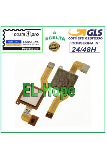 Botón Home Flex Plano Sensor de Huellas Dactilares Xiaomi Redmi Note 5 Pro Dorado