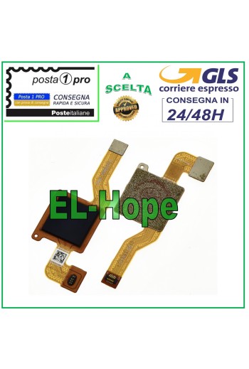 Botón Home Flex Plano Sensor Huellas Xiaomi Redmi Note 5 Pro Negro