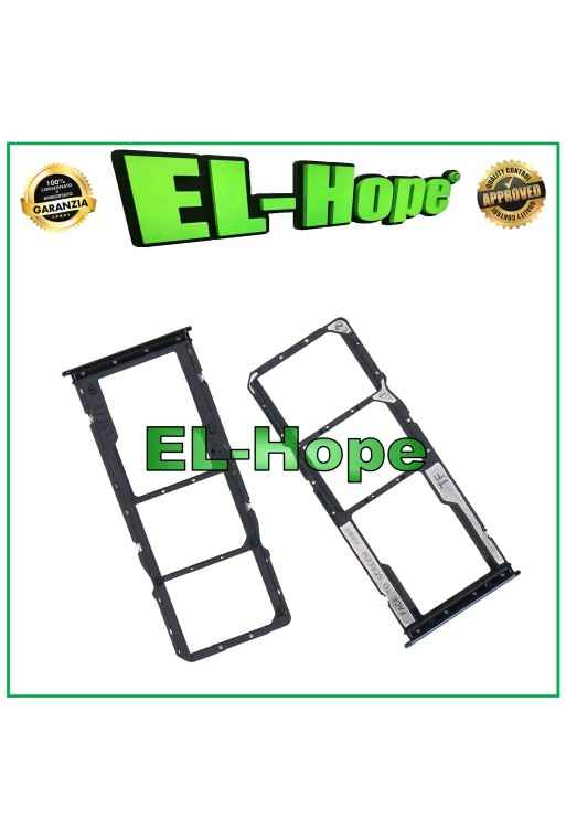 CARTUCHO DE RANURA PARA TARJETA NANO SIM SD XIAOMI REDMI NOTE 10 M2101K7AI M2101K7AG NEGRO